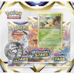 Pokémon Sword & Shield Brilliant Stars 3 Booster Blister Leafeon