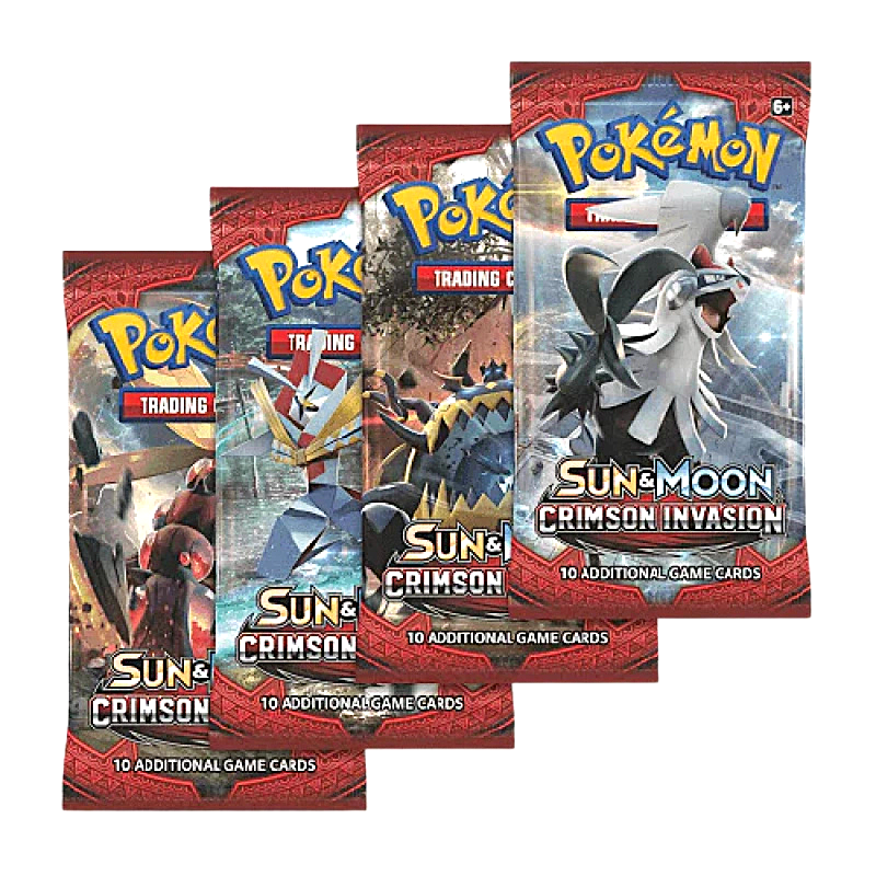 Pokemon Crimson Invasion Booster Pack Pokémon Sun & Moon Crimson Invasion Booster Pack - Image 1