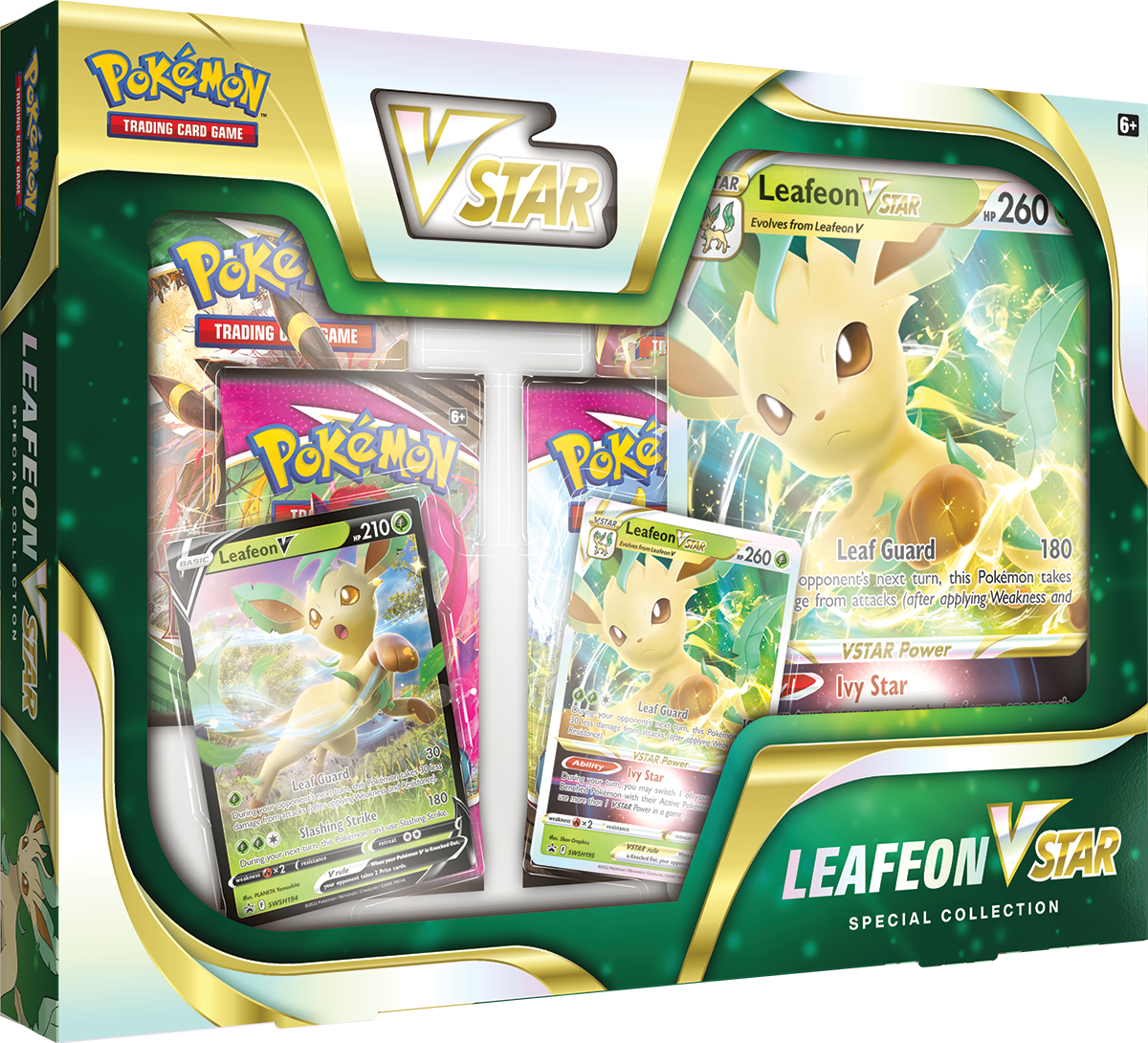 Pokémon TCG Leafeon V Star Special Collection Box Pokémon TCG: Leafeon V Star Special Collection Box - Image 1