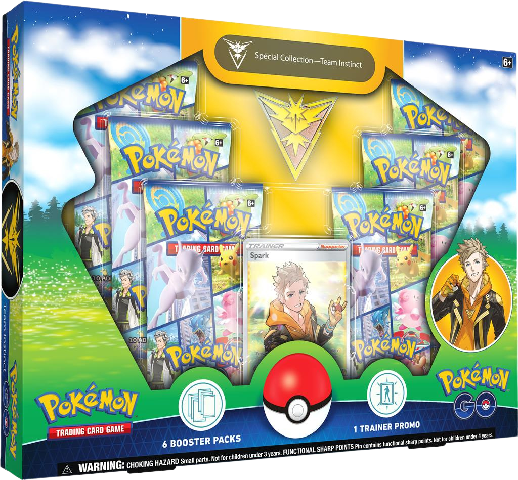 Pokémon TCG Pokémon Go Special Pin Collection Box Team Instinct (1) Pokémon GO: Special Collection — Team Instinct - Image 1